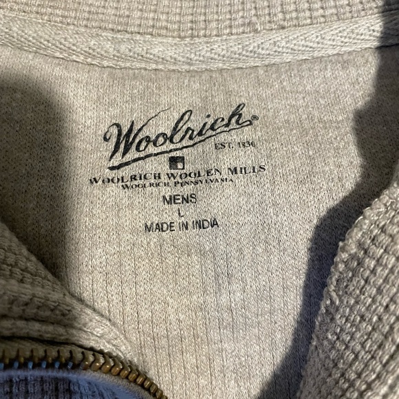 Woolrich quarter zip up - Picture 2 of 2